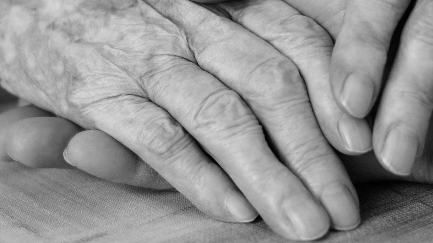 senior citizens aging hands